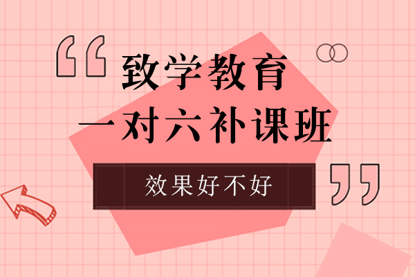 上海致学教育一对六补课效果怎么样