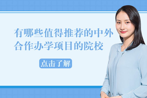 有哪些值得推荐的中外合作办学项目的院校