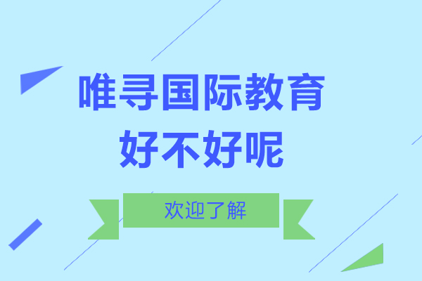 上海唯寻国际教育怎么样-好不好呢