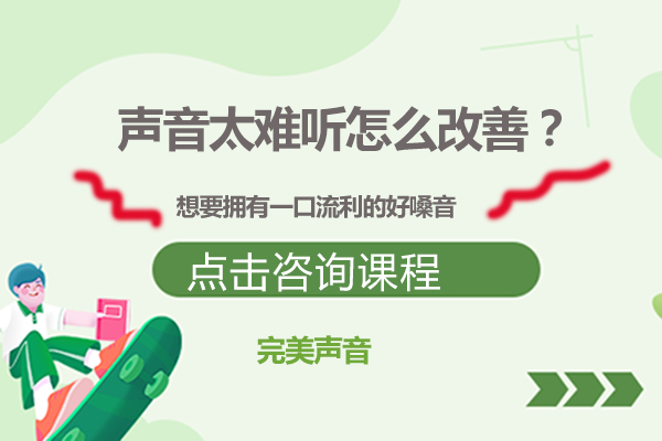 专业嗓音塑造训练课程全解析
