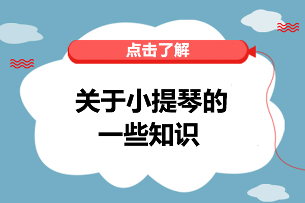 关于小提琴的一些知识