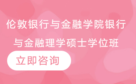 伦敦银行与金融学院银行与金融理学硕士学位班