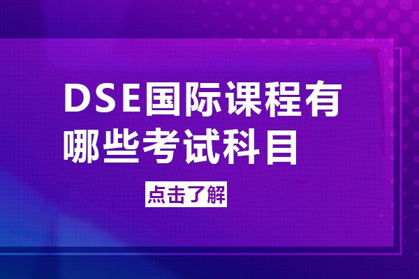 DSE国际课程有哪些考试科目