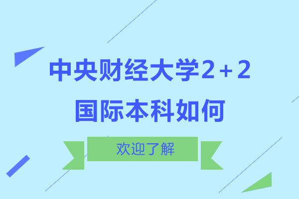 北京中央财经大学2+2国际本科如何