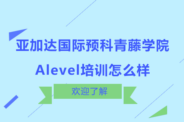 广州亚加达国际预科青藤学院Alevel培训怎么样