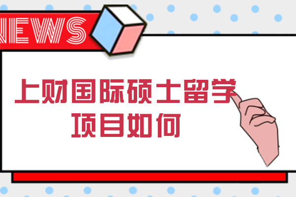 上海财经大学国际硕士留学项目如何