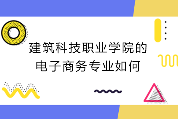 重庆建筑科技职业学院的电子商务专业如何