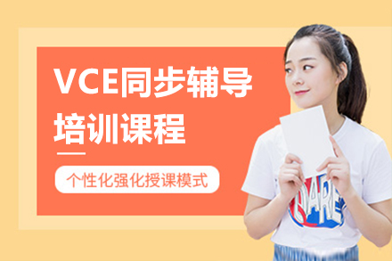 广州VCE同步辅导培训课程