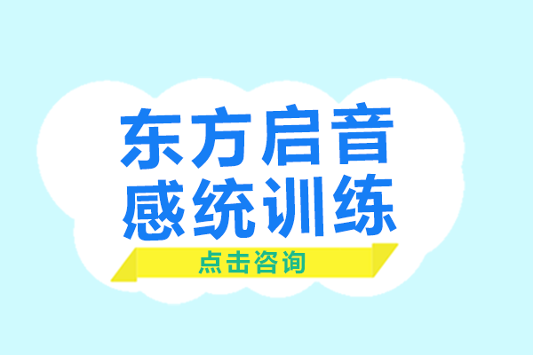 上海东方启音感统训练