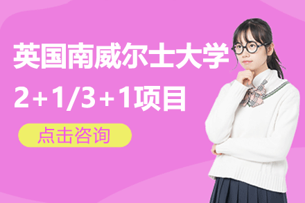 英國南威爾士大學2+1/3+1項目