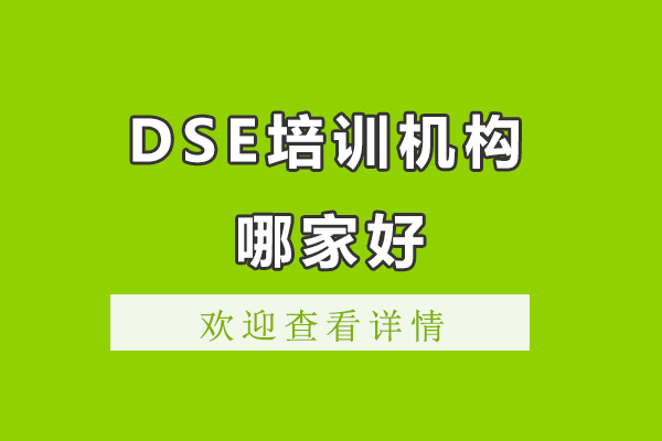 DSE培训机构哪家好