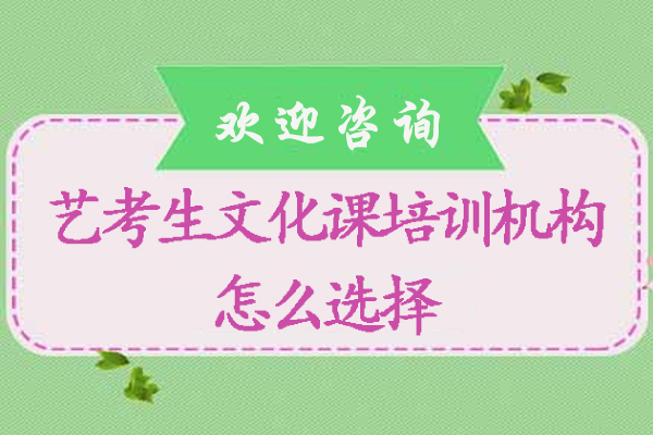 艺考生文化课培训机构怎么选择-哪家好