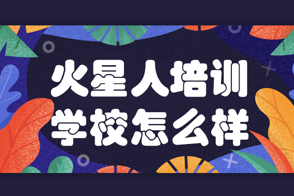 北京火星人培训学校怎么样