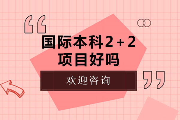 国际本科2+2项目好吗