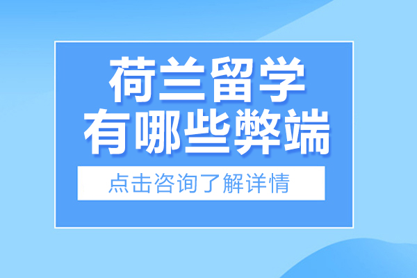 荷兰留学有哪些弊端-荷兰留学有什么弊端