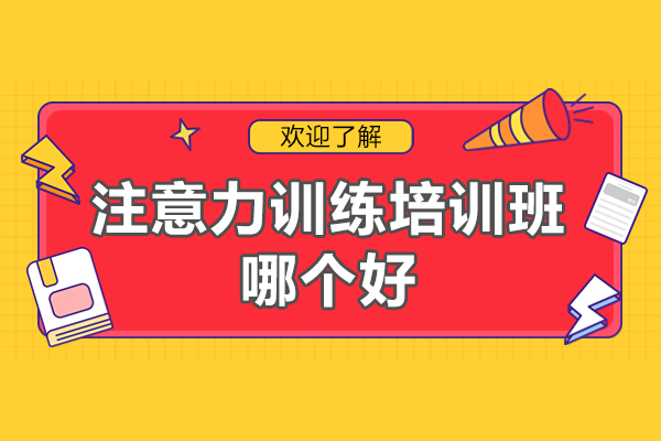 上海專業(yè)注意力訓(xùn)練課程解析