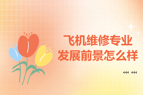 西安飞机维修专业发展前景怎么样-飞机维修专业学校都有哪些