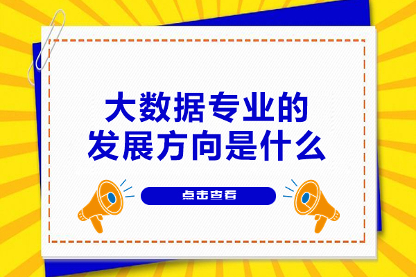 西安大数据专业的发展方向是什么-发展前景如何