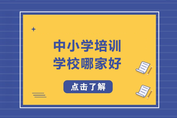 北京中小学培训学校哪家好