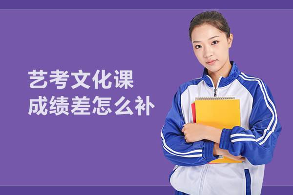 艺考文化课成绩差怎么补