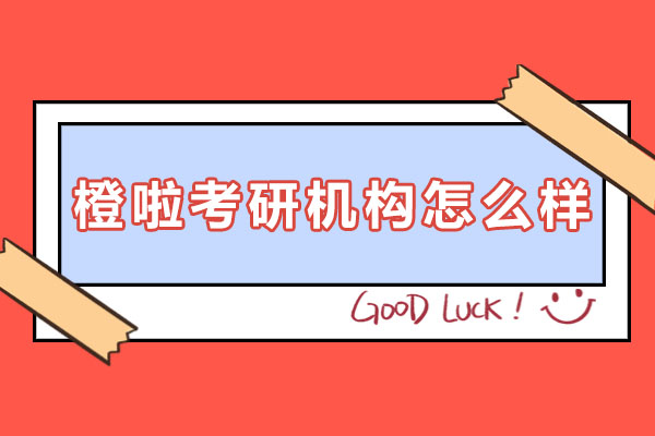 深度解析橙啦考研机构的教学服务体系