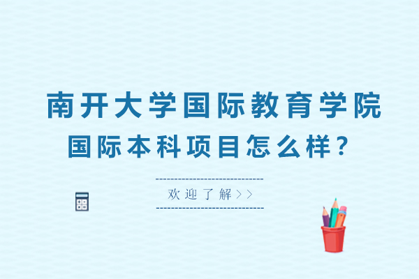 南开大学国际本科项目优势深度解析