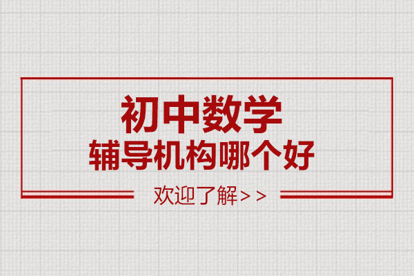 武汉初中数学辅导机构深度解析