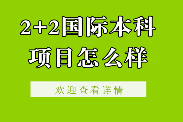 2+2国际本科项目优势