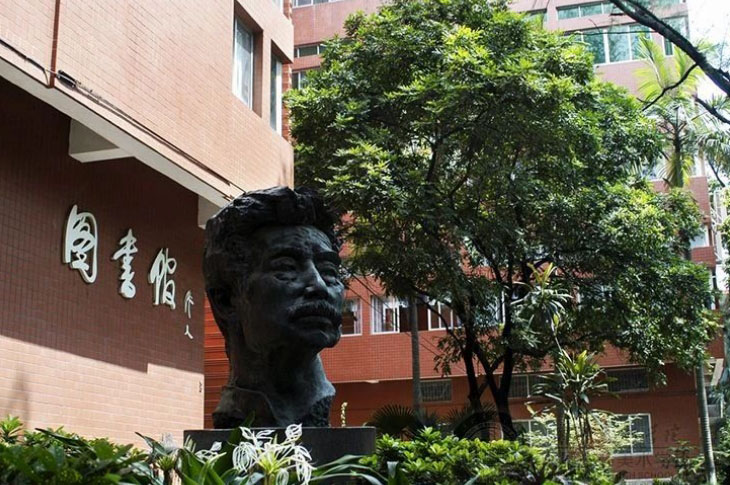 学校图书馆环境