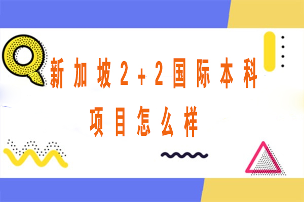 新加坡2+2国际本科项目怎么样