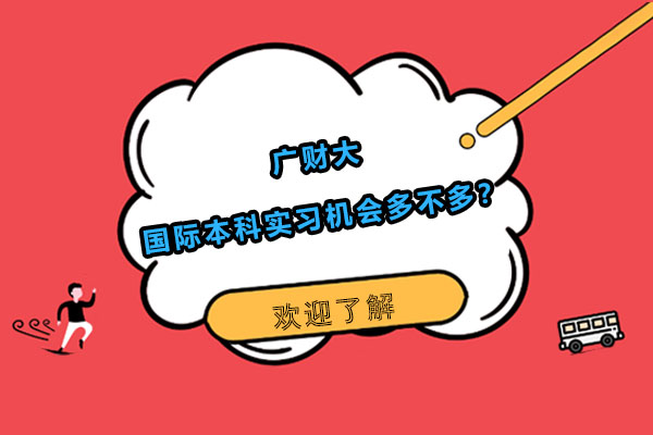 广财大国际本科实习机会多不多？