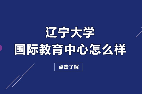 辽宁大学国际教育中心怎么样