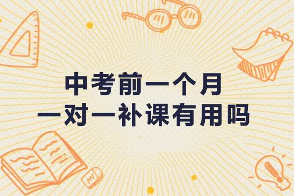 中考前一个月一对一补课有用吗-孩子中考前一个月一对一有效果吗