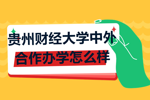 贵州财经大学中外合作办学怎么样-贵州财经大学中外合作办学好不好