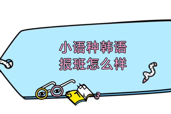 小语种韩语报班怎么样