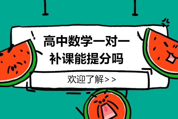高中数学一对一补课能提分吗