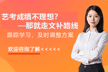 艺考成绩不理想？——那就走文补路线