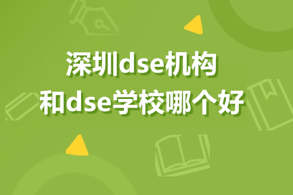 深圳dse机构和dse学校哪个好