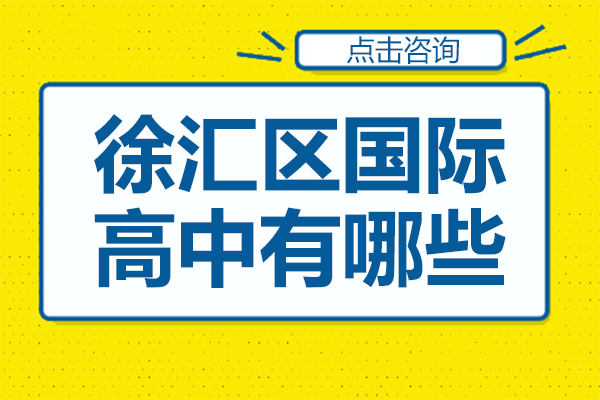 上海徐汇区国际高中有哪些