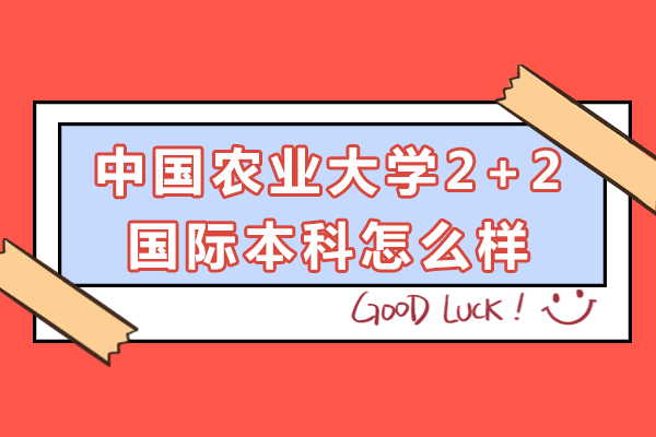 中国农业大学2+2国际本科深度解析