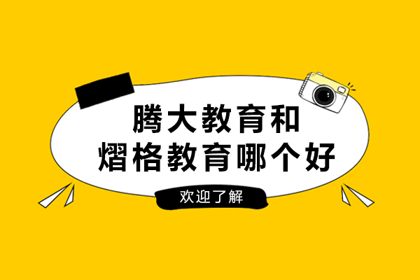 腾大教育和熠格教育哪个好