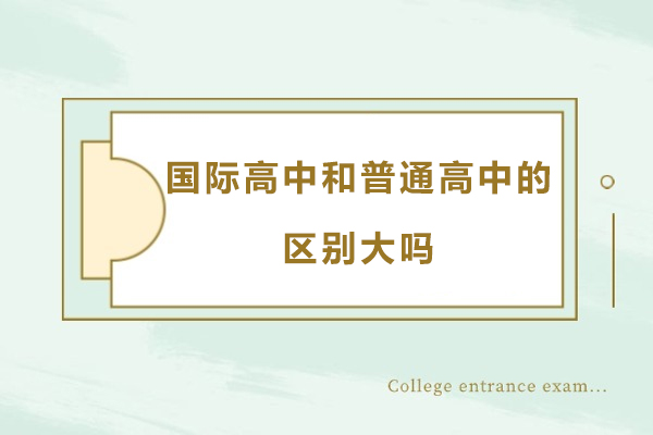 国际教育与普通教育路径深度解析