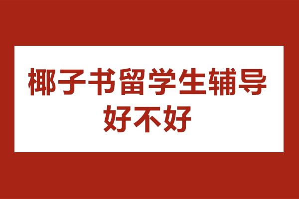 国际教育辅导新标杆：椰子书高端服务体系解析