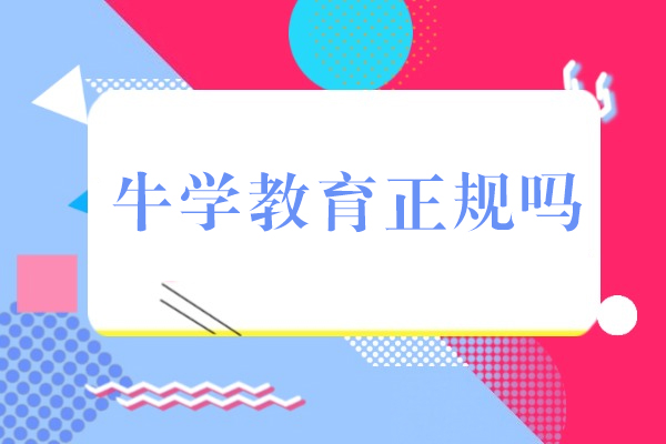 成都牛学教育正规吗