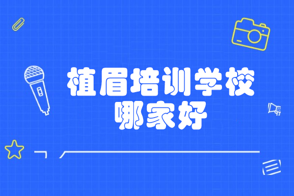 植眉培训学校哪家好-一般价格要多少钱