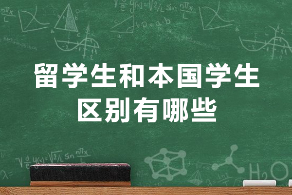 留学生和本国学生区别有哪些-留学生与国内学生的4大差异
