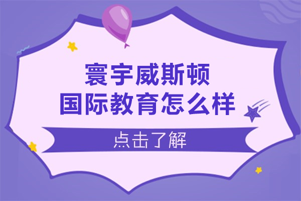 武汉寰宇威斯顿国际教育怎么样