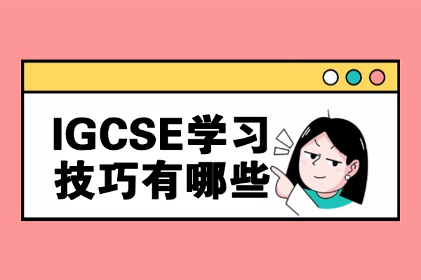 烟台IGCSE学习技巧有哪些