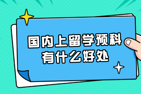 国内上留学预科有什么好处