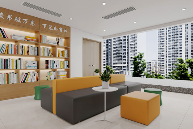 广州重本紫藤图书馆图片